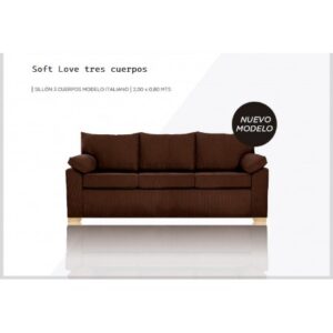 Sillón Sofá Coach Soft Love 3 Cuerpos: imagen 3