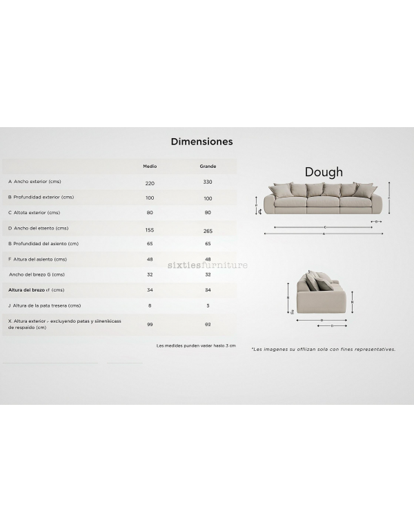 Sillón Sofá Dough Modular