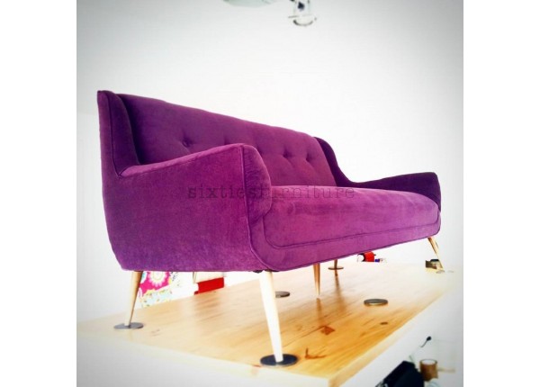 Sillón Sofá Retro Bergere