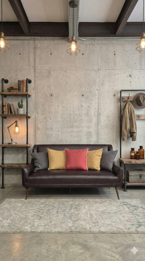 Retro Bergere Sillon Sofa Cuero