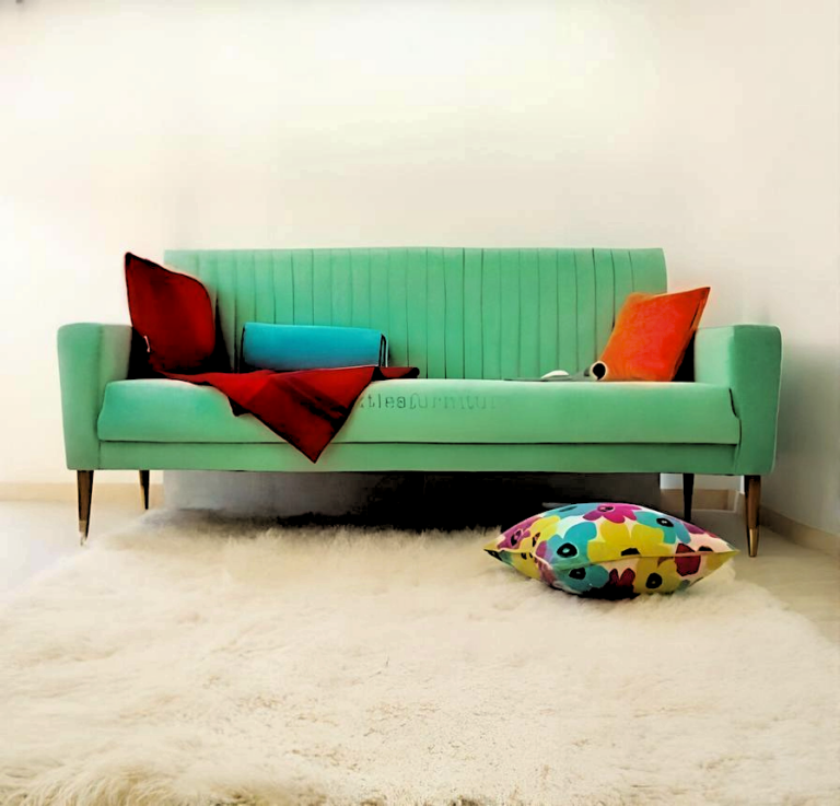 Sillón Sofá Retro 70 – 3 Cuerpos